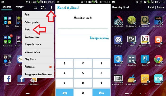 Cara Membuka Kunci Aplikasi